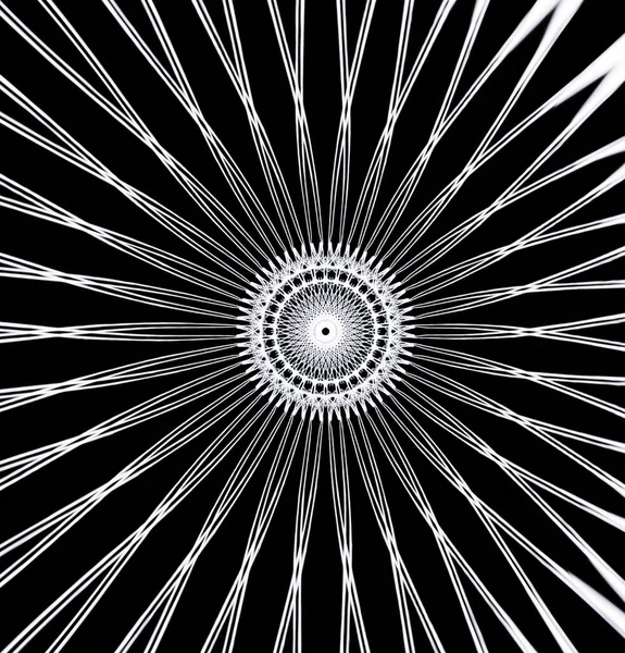 Вертикальний Чорний Фон Круглими Білими Лініями Візерунками — стокове фото