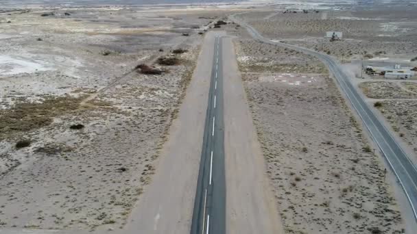 Una Grabación Del Aeropuerto Desierto California Cámara Alejándose — Vídeo de stock