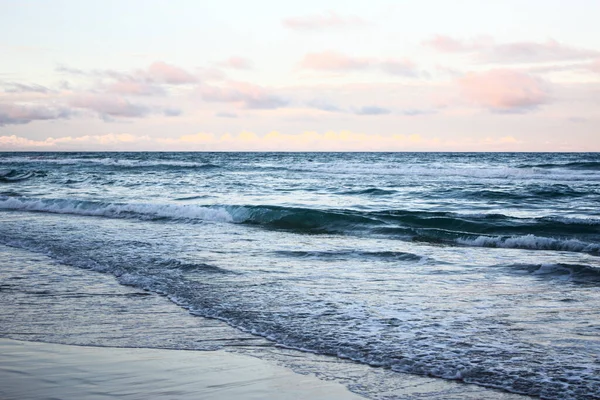 Beautiful Background Ocean Waves Sunset — Stock Photo, Image