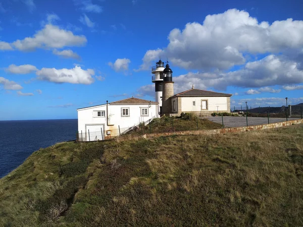 Lighthouse Coast Ocean Suances Cantabria Province Spain — Stock Photo, Image