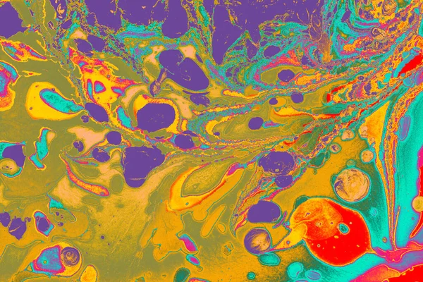 Een Abstracte Aquarelachtergrond Met Gemengde Kleuren — Stockfoto