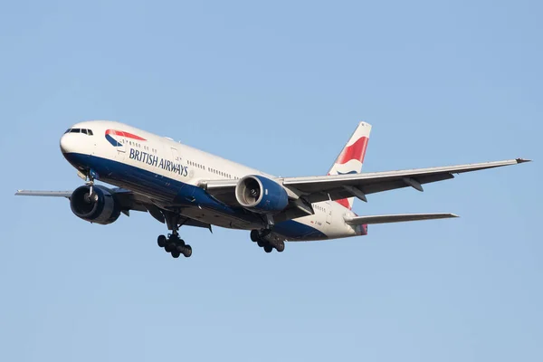 Londen Verenigd Koninkrijk Feb 2020 British Airways Baw Nadert Londen — Stockfoto