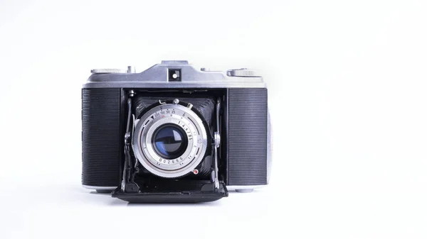 Medium Format Camera White Background — Zdjęcie stockowe