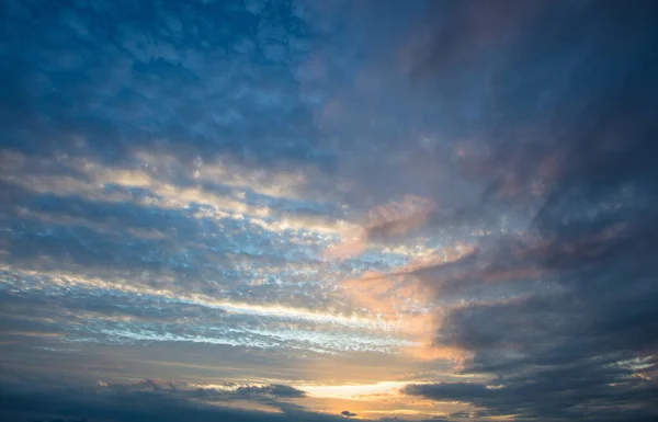 Une Belle Vue Sur Ciel Couchant — Photo