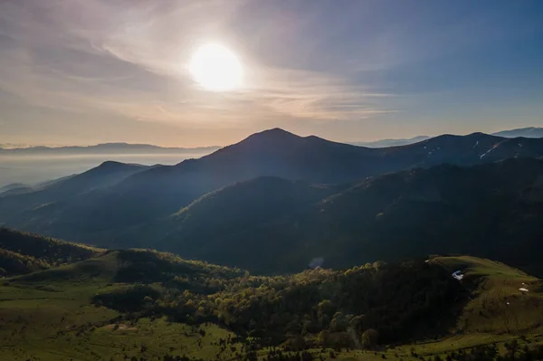 Belle Vue Sur Les Montagnes Forêt Arménie Forêt Entre Montagnes — Photo