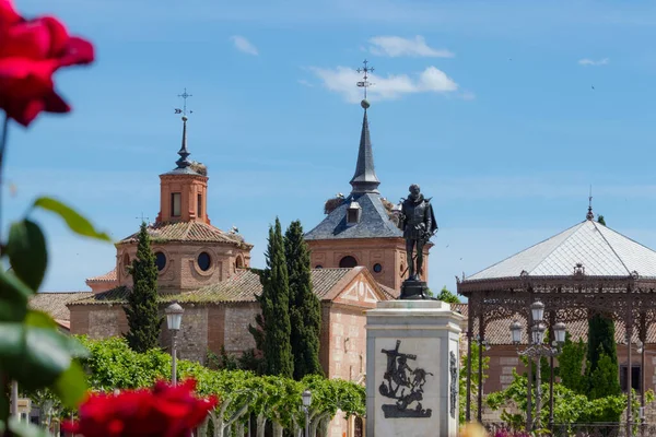 Bâtiment Historique Plaza Cervantes Alcala Henares Dans Ville Complutense Espagne — Photo