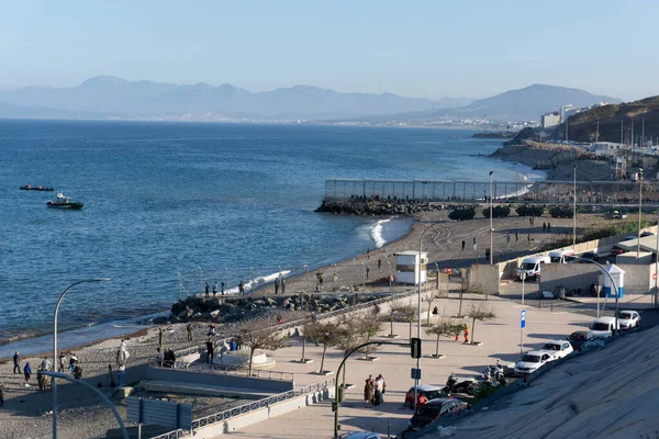 Ceuta España Mayo 2021 Ceuta España Mayo 2021 Entrada Masiva —  Fotos de Stock