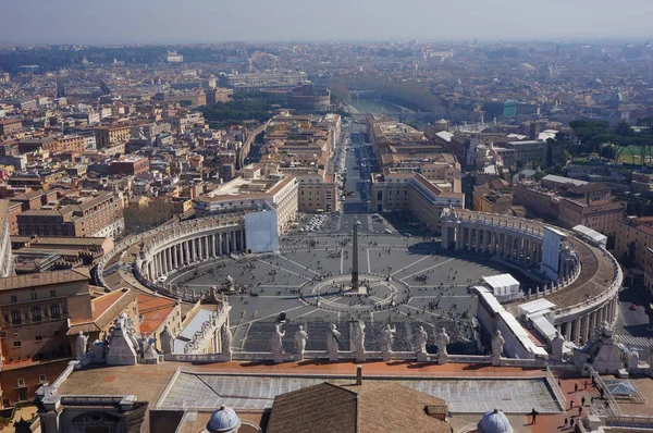 Vatican City Vatican City Марта 2012 Площадь Петра Купола Базилики — стоковое фото