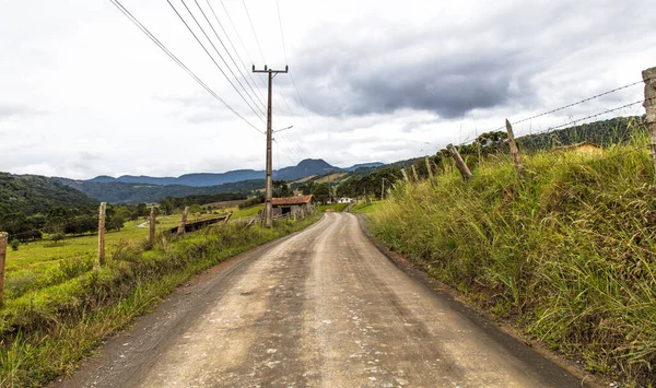 Eine Straße Einer Ländlichen Gegend Brasilien — Stockfoto