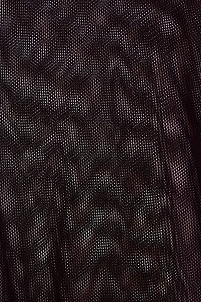 Colpo Verticale Colore Nero Tenda Tessuto Texture Sfondo — Foto Stock
