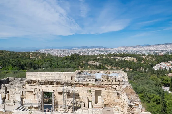 Atene Grecia Maggio 2021 Acropoli Partenone Propilea Propilea Dell Acropoli — Foto Stock