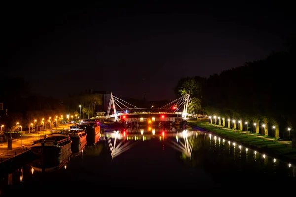 Groningen Paesi Bassi Aprile 2020 Questo Ponte Gerrit Krol Ponte — Foto Stock