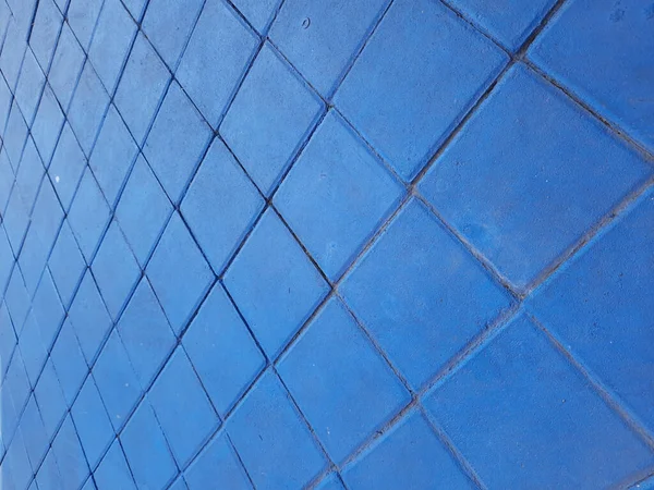 배경에 각도에서 각도로 사각형의 프레임 파란색 — 스톡 사진