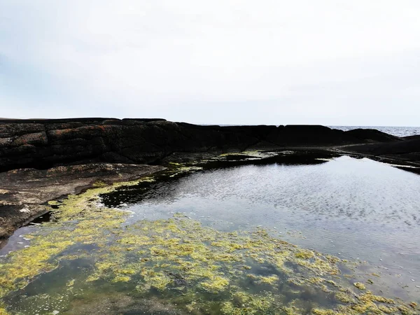 Okyanus Manzaralı Güney Norveç Kıyıları — Stok fotoğraf