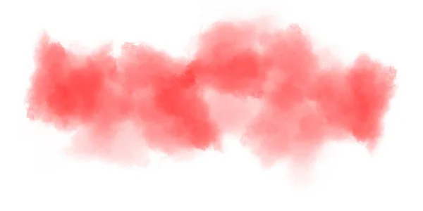 Czerwony Kolor Wybuchu Izolowane Białym Tle — Zdjęcie stockowe