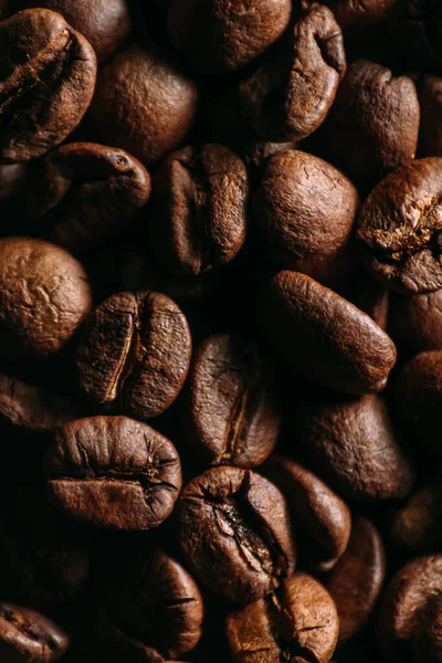 Makró Kávészemek Alacsony Kulccsal Fotózás — Stock Fotó
