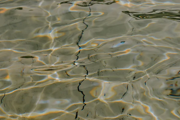 Closeup Transparent Water Surface — Stock Fotó