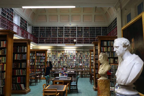 Newictle Tyne United Kingdom 2021 Beautiful Old Library Literary Philosophical — 스톡 사진