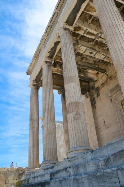 Estátuas Caryatid Erechtheion Parthenon Monte Acropolis Atenas Greece — Fotografia de Stock