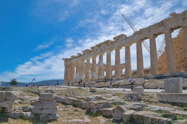 Athens Greece May 2021 Parthenon Temple Classical Athens Athenian Acropolis — Stock Photo, Image