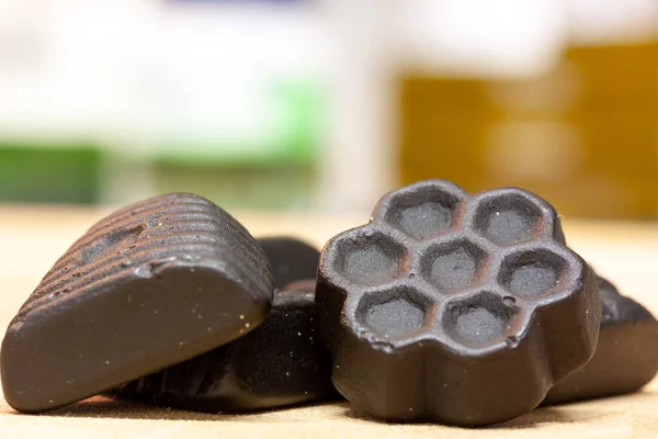 Colmeia Chocolates Forma Favo Mel — Fotografia de Stock