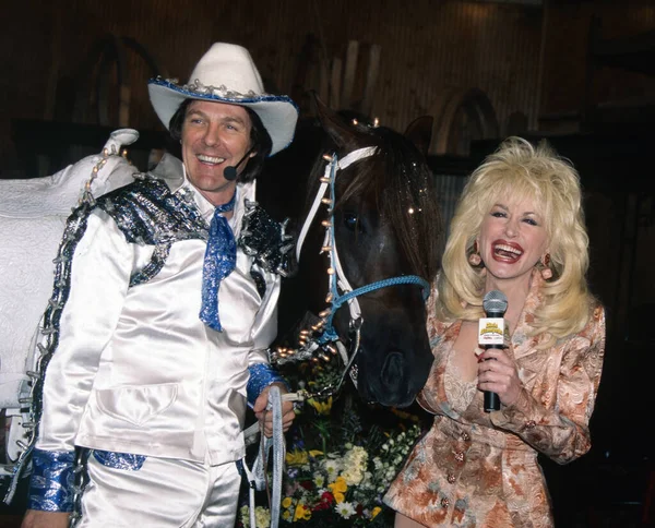 Branson Missouri Spojené Státy Července 1995 Dolly Parton Smála Australským — Stock fotografie