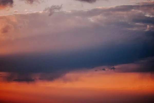 Lindo Céu Colorido Vibrante Por Sol — Fotografia de Stock