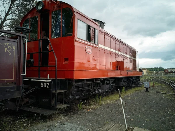 Auckl Nueva Zelanda Enero 2021 Vista Locomotora Diesel Inglesa De507 — Foto de Stock