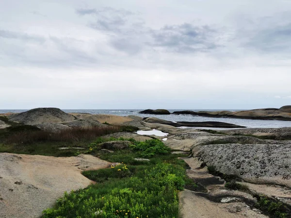 Kust Van Zuid Noorwegen Met Uitzicht Oceaan — Stockfoto