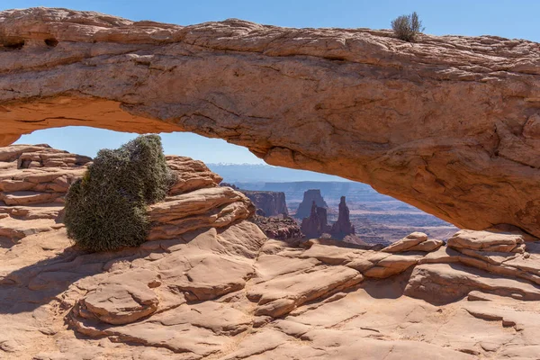 Une Belle Vue Sur Parc National Des Canyonlands Utah Par — Photo