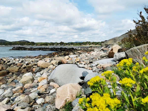 Costa Del Sur Noruega Con Vista Mar — Foto de Stock