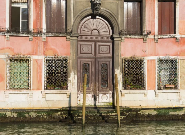 Porta Entrada Grande Canal Veneza Itália — Fotografia de Stock