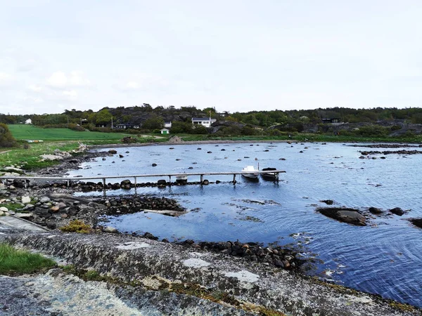 Costa Del Sur Noruega Con Vista Mar — Foto de Stock