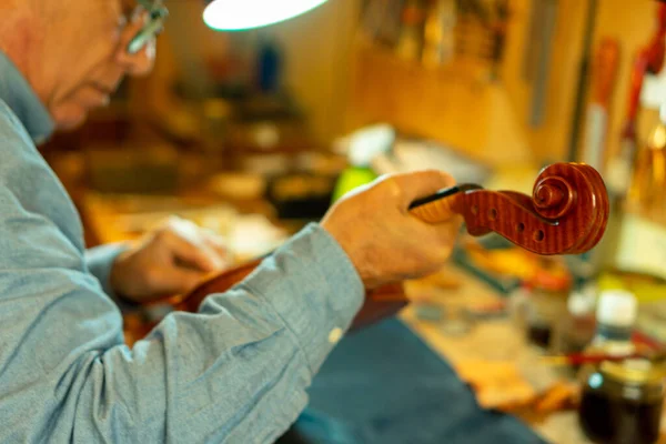 Cremona Italia Maggio 2021 Cremona Italia Maggio 2021 Maestro Luthier — Foto Stock