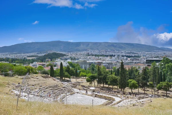 Athènes Grèce Mai 2021 Acropole Athènes Telle Que Nous Voyons — Photo