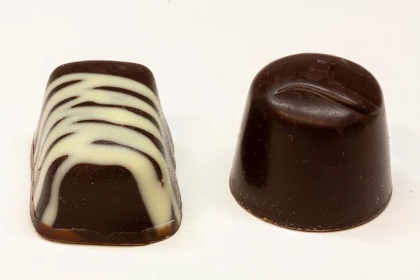 배경에 맛있는 초콜릿 캔디의 — 스톡 사진