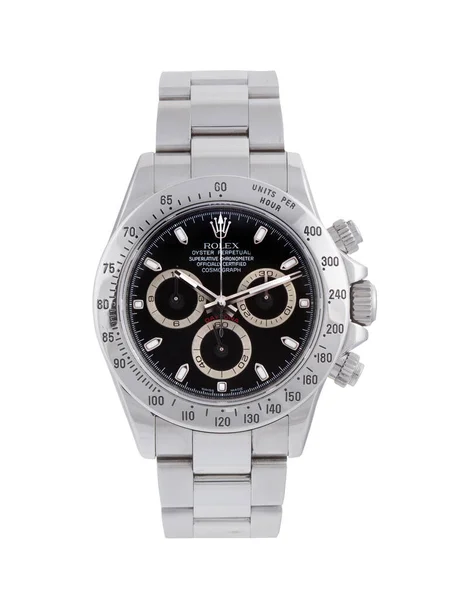 Manila Philippines February 2016 Rolex Luxury Watch Isolated White Backgro — 图库照片