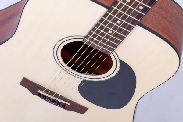 Gitara Odizolowana Białym Tle — Zdjęcie stockowe