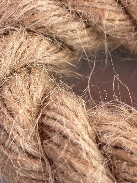 Macro Shot New Thick Rope Aruba Perfect Background — Stock Photo, Image