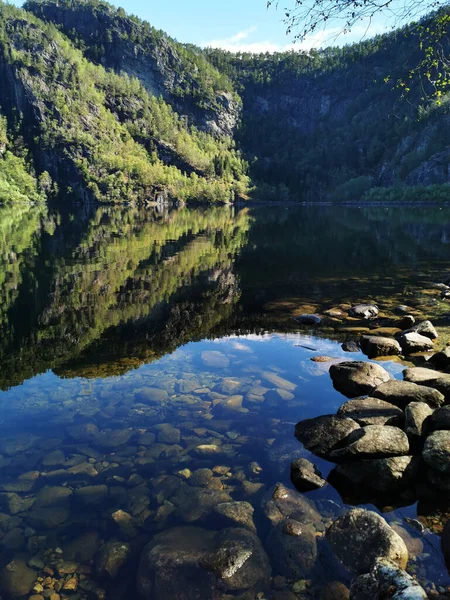 노르웨이 피오르드 지역의 아름다운 — 스톡 사진