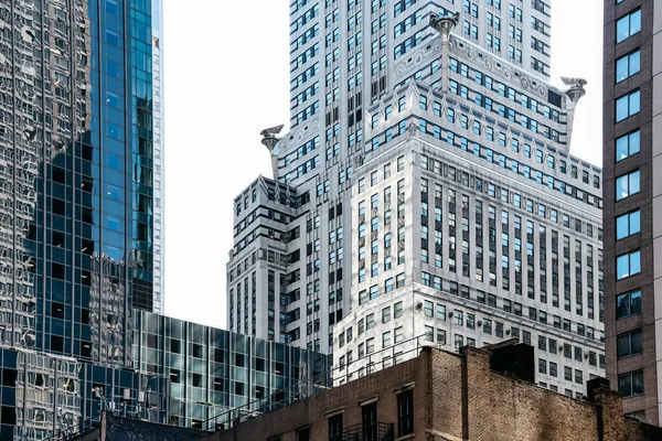 Les Grands Bâtiments Modernes Manhattan — Photo