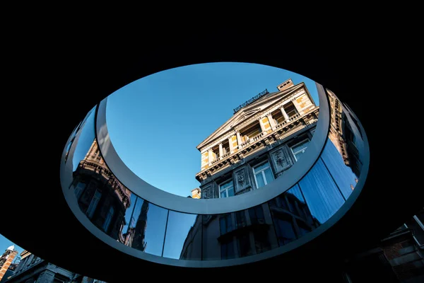 Brussel Bélgica Maio 2021 Marco Bastante Novo Bruxelas Passerelle Tondo — Fotografia de Stock