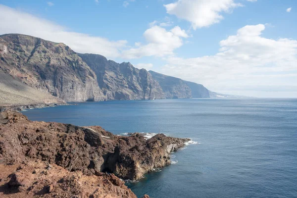 Hermoso Plano Acantilados Rocosos Tenerife —  Fotos de Stock