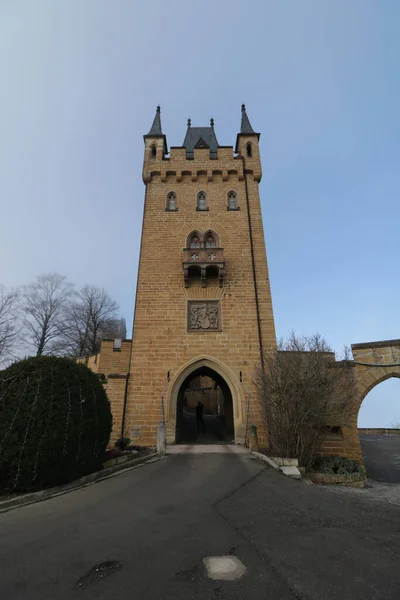 Hrad Hohenzollern Bisingenu Německo — Stock fotografie