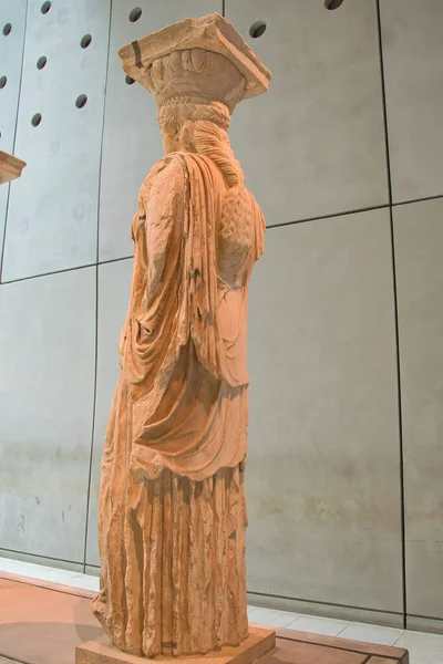 Caryatids Estatuas Hermosas Chicas Del Siglo Originally Seis Ellos Sostuvieron — Foto de Stock