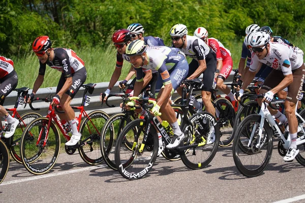 Rovereto Italien Maj 2021 Giro Italia Etapp Peloton Vid Första — Stockfoto