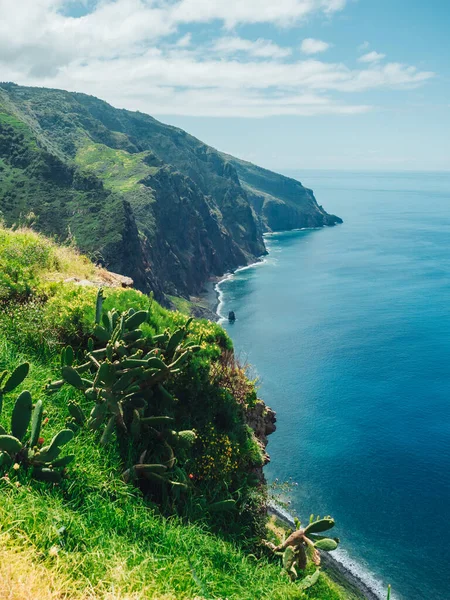Het Betoverende Uitzicht Kust Ponta Delgada Portugal — Stockfoto