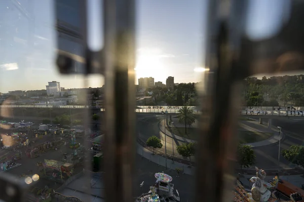 Selective Focus Shot Ferris Wheel Amusement Park — Stock Photo, Image