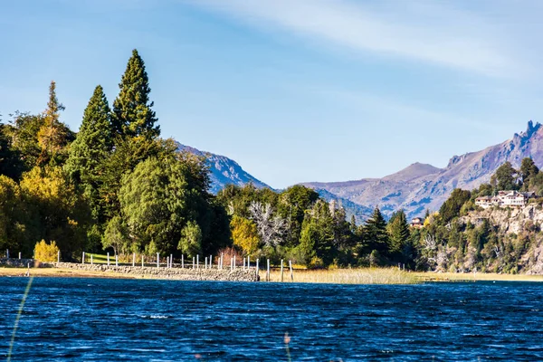 Montanhas Torno Lago Parque Nacional Nahuel Huapi Bariloche Argentina — Fotografia de Stock