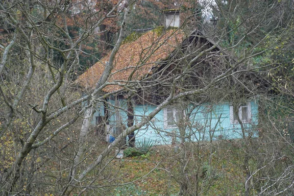 Opuszczony Dom Lesie — Zdjęcie stockowe